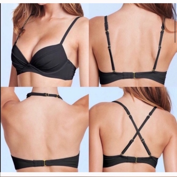 NWOT Victoria’s Secret coral angel convertible/Maui multi way bikini top 34c - Picture 12 of 16